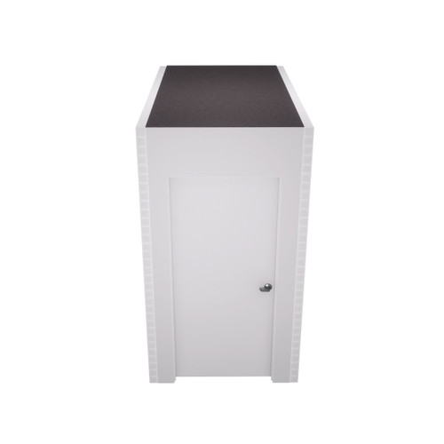 Ever Panel Room with Power and Lighting, White Wall, Dark Gray Roof, LH Swing Door 8x4