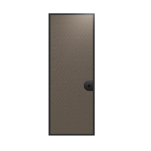 Room Divider 360 / StraightWall Door, 6'10" x 33", Mocha Fabric