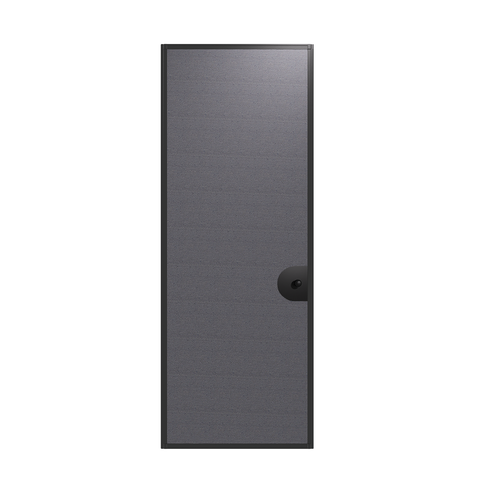 Room Divider 360 / StraightWall Door, 6'10" x 33", Ash Gray Fabric