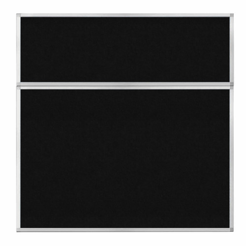 Hush Panel 6'h x 6'w Acoustic Control Black (Non-Electric)