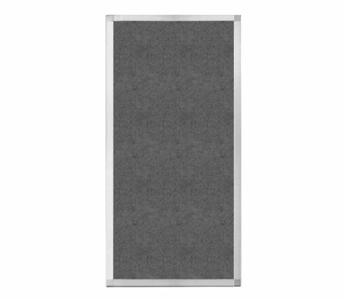 Hush Panel 4'h x 2'w Acoustic Control Dark Gray (Non-Electric)