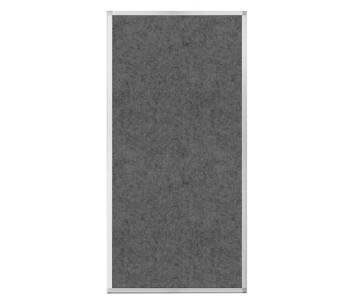 Hush Panel 6'h x 3'w Acoustic Control Dark Gray (Non-Electric)