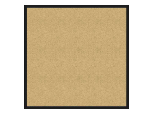 Hush Panel 4'h x 4'w Acoustic Control Beige (Non-Electric) with Matte Black Frame