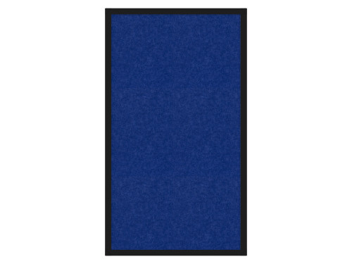 Hush Panel 4'h x 2'w Acoustic Control Blue (Non-Electric) with Matt Black Frame