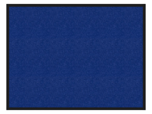 Hush Panel 4'h x 5'w Acoustic Control Blue (Non-Electric) with Matte Black Frame