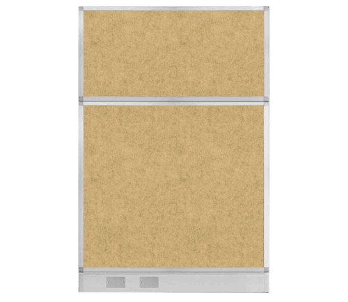 Hush Panel Electrical 6'h x 4'w Acoustic Control Beige TWO PIECE