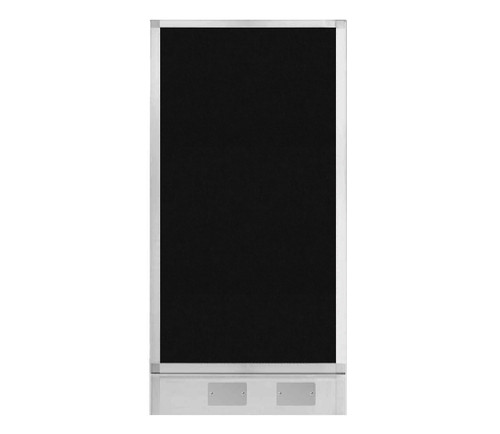 Hush Panel Electrical 4'h x 2'w Acoustic Control Black