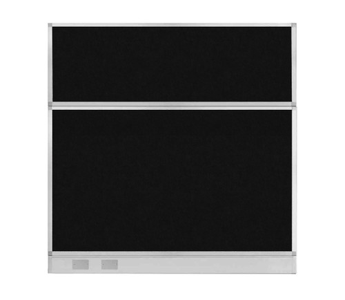 Hush Panel Electrical 6'h x 6'w Acoustic Control Black