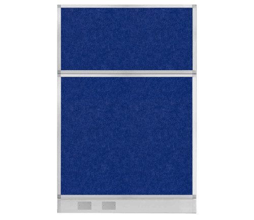 Hush Panel Electrical 6'h x 4'w Acoustic Control Blue TWO PIECE