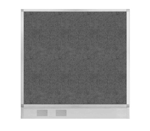 Hush Panel Electrical 4'h x 4'w Acoustic Control Dark Gray
