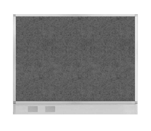 Hush Panel Electrical 4'h x 5'w Acoustic Control Dark Gray