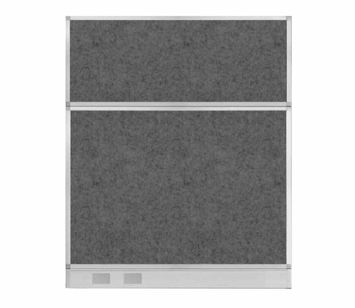 Hush Panel Electrical 6'h x 5'w Acoustic Control Dark Gray