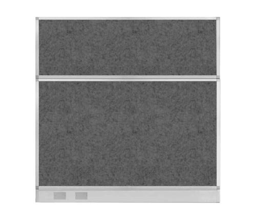 Hush Panel Electrical 6'h x 6'w Acoustic Control Dark Gray