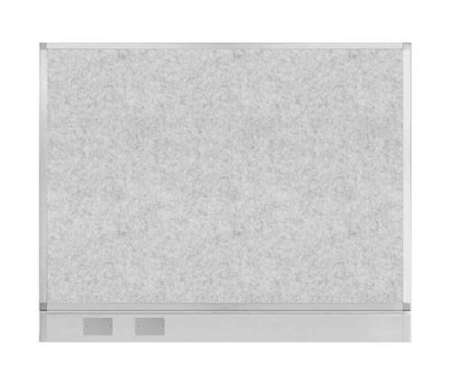 Hush Panel Electrical 4'h x 5'w Acoustic Control Marble Gray