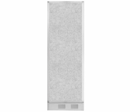 Hush Panel Electrical 6'h x 2'w Acoustic Control Marble Gray