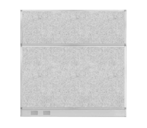 Hush Panel Electrical 6'h x 6'w Acoustic Control Marble Gray