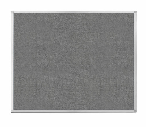 Portable and Acoustic Partition Hush Panel Configurable Cubicle Partition 5' x 4' Cloud Gray Woven Fabric