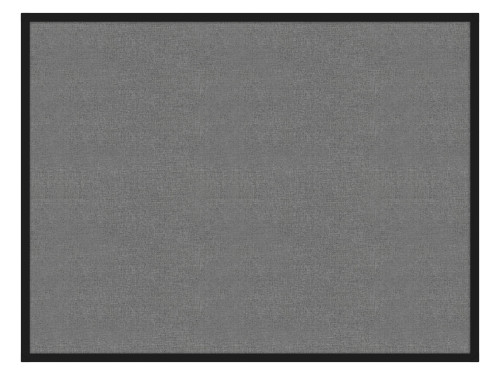 Portable and Acoustic Partition Hush Panel Configurable Cubicle Partition 5' x 4' Cloud Gray Woven Fabric Black Trim