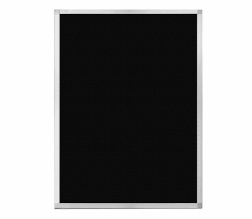 Portable and Acoustic Partition Hush Panel Configurable Cubicle Partition 3' x 4' Black Woven Fabric