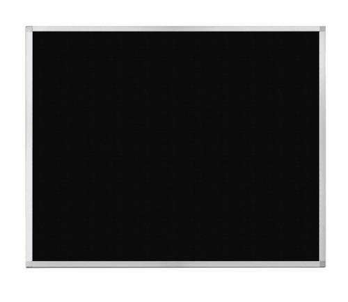 Portable and Acoustic Partition Hush Panel Configurable Cubicle Partition 5' x 4' Black Woven Fabric