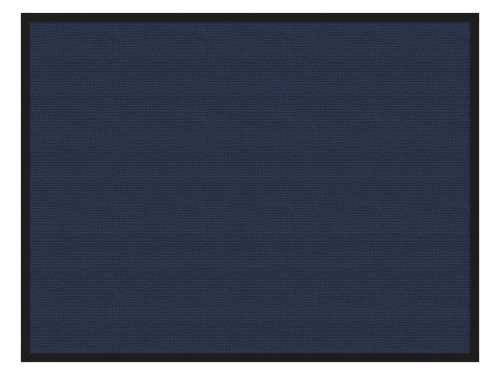 Portable and Acoustic Partition Hush Panel Configurable Cubicle Partition 5' x 4' Navy Blue Woven Fabric Black Trim