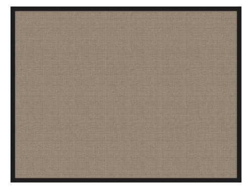 Portable and Acoustic Partition Hush Panel Configurable Cubicle Partition 5' x 4' Warm Pebble Woven Fabric Black Trim