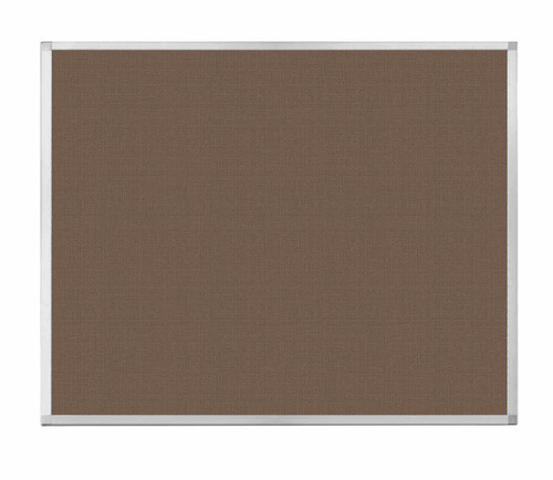 Portable and Acoustic Partition Hush Panel Configurable Cubicle Partition 5' x 4' Mocha Woven Fabric
