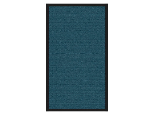 Portable and Acoustic Partition Hush Panel Configurable Cubicle Partition 2' x 4' Caribbean Woven Fabric Black Trim