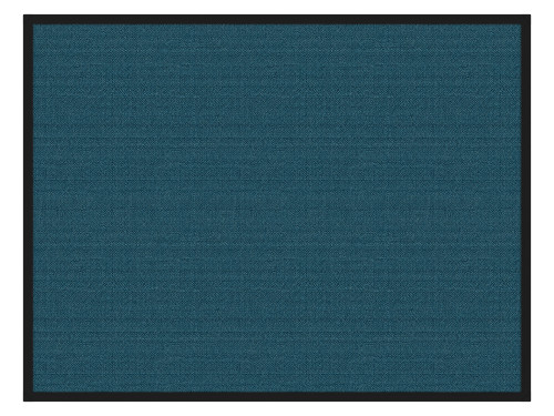 Portable and Acoustic Partition Hush Panel Configurable Cubicle Partition 5' x 4' Caribbean Woven Fabric Black Trim