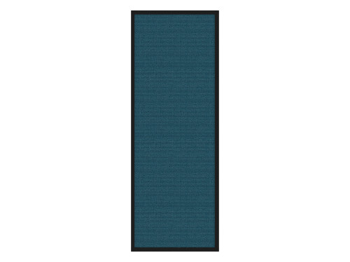 Portable and Acoustic Partition Hush Panel Configurable Cubicle Partition 2' x 6' Caribbean Woven Fabric Black Trim