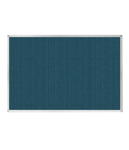 Portable and Acoustic Partition Hush Panel Configurable Cubicle Partition 6' x 4' Caribbean Woven Fabric