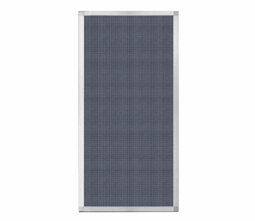Portable and Acoustic Partition Hush Panel Configurable Cubicle Partition 2' x 4' Ocean Woven Fabric