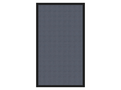 Portable and Acoustic Partition Hush Panel Configurable Cubicle Partition 2' x 4' Ocean Woven Fabric Black Trim