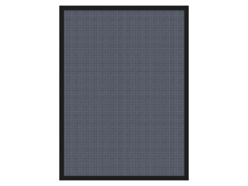 Portable and Acoustic Partition Hush Panel Configurable Cubicle Partition 3' x 4' Ocean Woven Fabric Black Trim