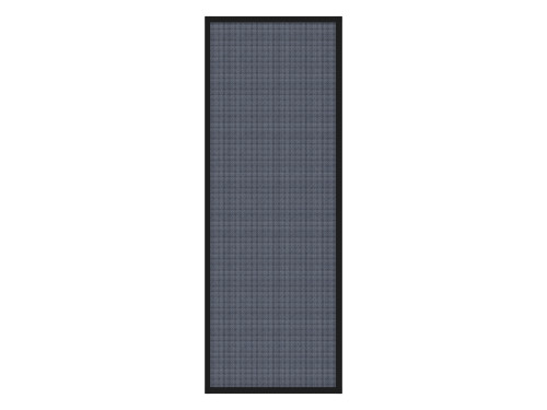 Portable and Acoustic Partition Hush Panel Configurable Cubicle Partition 2' x 6' Ocean Woven Fabric Black Trim