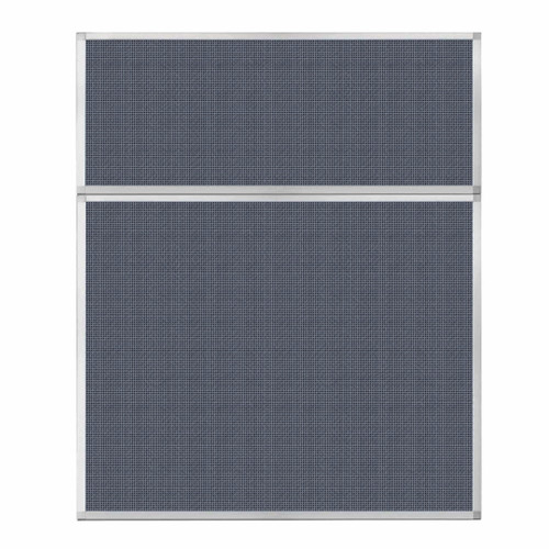 Portable and Acoustic Partition Hush Panel Configurable Cubicle Partition 5' x 6' Ocean Woven Fabric