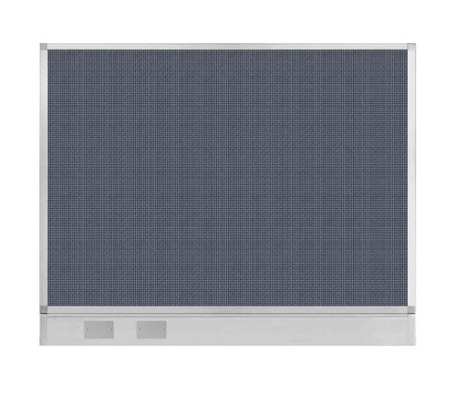 Configurable Acoustic Cubicle Partition Electric Hush Panel 5' x 4' Ocean Woven Fabric w/ Electric Channel
