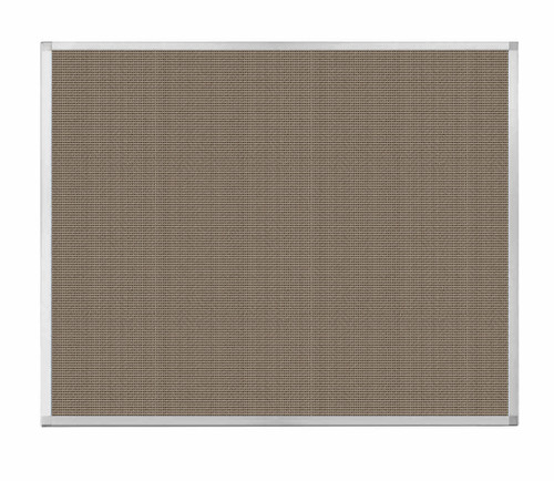 Portable and Acoustic Partition Hush Panel Configurable Cubicle Partition 5' x 4' Slate Woven Fabric
