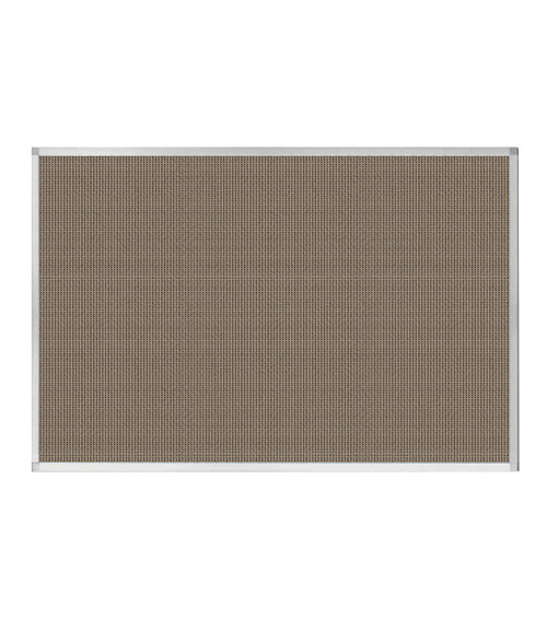 Portable and Acoustic Partition Hush Panel Configurable Cubicle Partition 6' x 4' Slate Woven Fabric