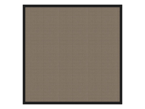 Portable and Acoustic Partition Hush Panel Configurable Cubicle Partition 4' x 4' Slate Woven Fabric Black Trim