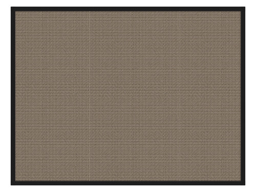 Portable and Acoustic Partition Hush Panel Configurable Cubicle Partition 5' x 4' Slate Woven Fabric Black Trim