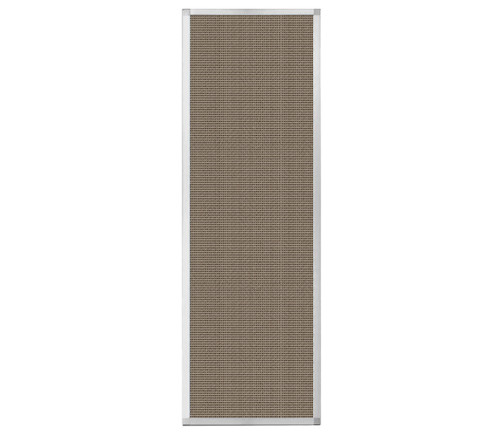 Portable and Acoustic Partition Hush Panel Configurable Cubicle Partition 2' x 6' Slate Woven Fabric