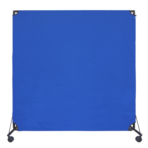 The VP6 Rolling Room Partition with the blue canvas.