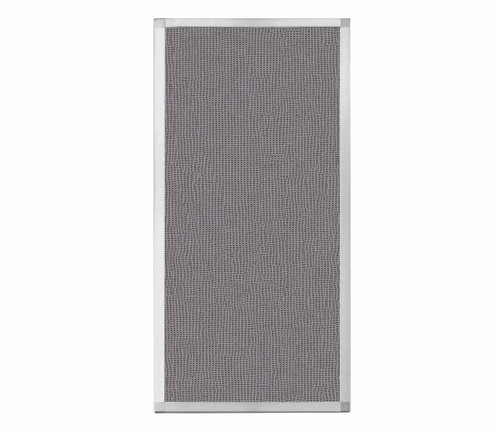 Portable and Acoustic Partition Hush Panel Configurable Cubicle Partition 2' x 4' Speckled Gray Fabric