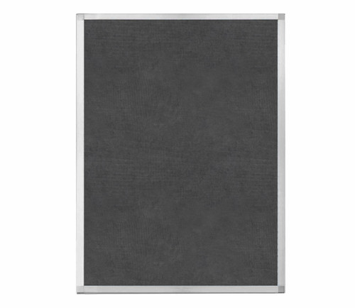 Portable and Acoustic Partition Hush Panel Configurable Cubicle Partition 3' x 4' Classic Gray Fabric
