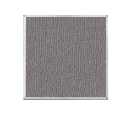 Portable and Acoustic Partition Hush Panel Configurable Cubicle Partition 4' x 4' Speckled Gray Fabric