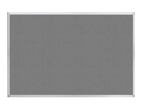 Portable and Acoustic Partition Hush Panel Configurable Cubicle Partition 6' x 4' Ash Gray Fabric