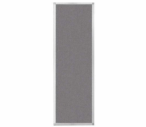 Portable and Acoustic Partition Hush Panel Configurable Cubicle Partition 2' x 6' Speckled Gray Fabric