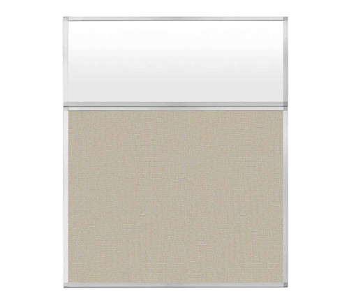 5' x 6' W/ Window Sand Fabric Frosted Window