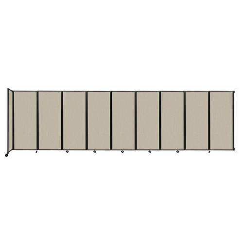 Wall-Mounted Room Divider 360¨ Folding Partition 25' x 6'10" Sand Fabric